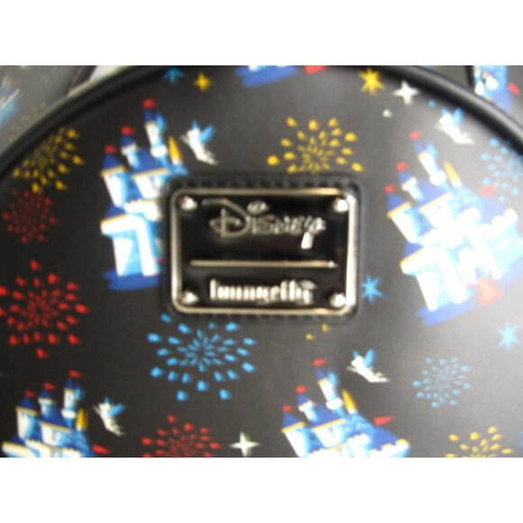 Disney Lounge Fly Mickey Mouse Castle Ears Crossbody Bag with Chain Strap - Picture 2 of 3